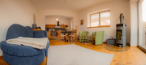 Brandenburg » Prignitz » Wittstock » Dossow: Weidenhof Simon » Wittstock Ferienwohnung » Clara » Wohnzimmer 